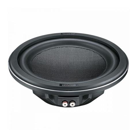 Kenwood KFC-XW1200F User manual