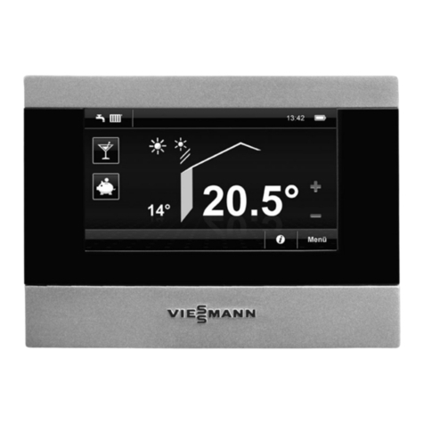 Viessmann VITOTROL 300 RF Operating instructions