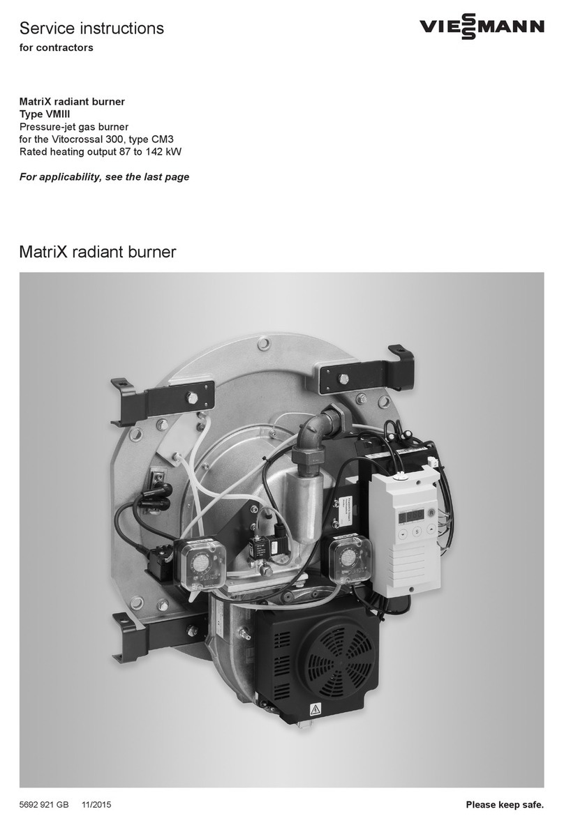 Viessmann MatriX Service instructions for contractors