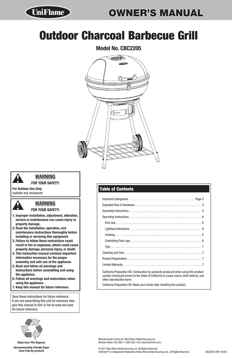 Uniflame CBC2205 User manual