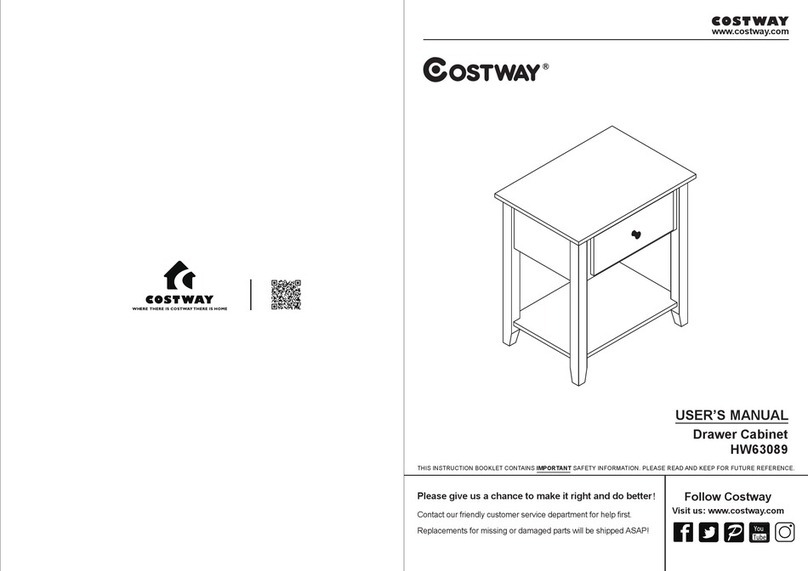 Costway HW63089 User manual Costway HW63089 User manual