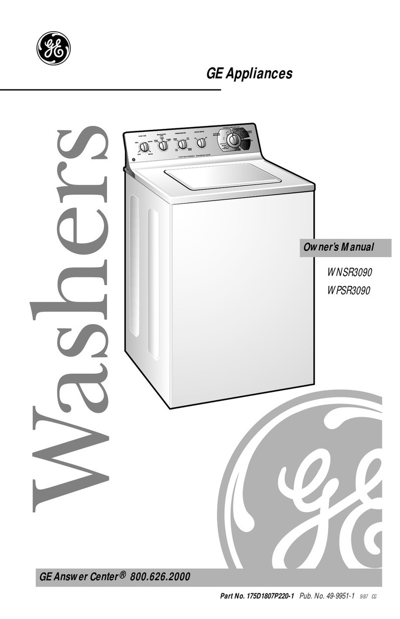 GE WNSR3090 User manual GE WNSR3090 User manual
