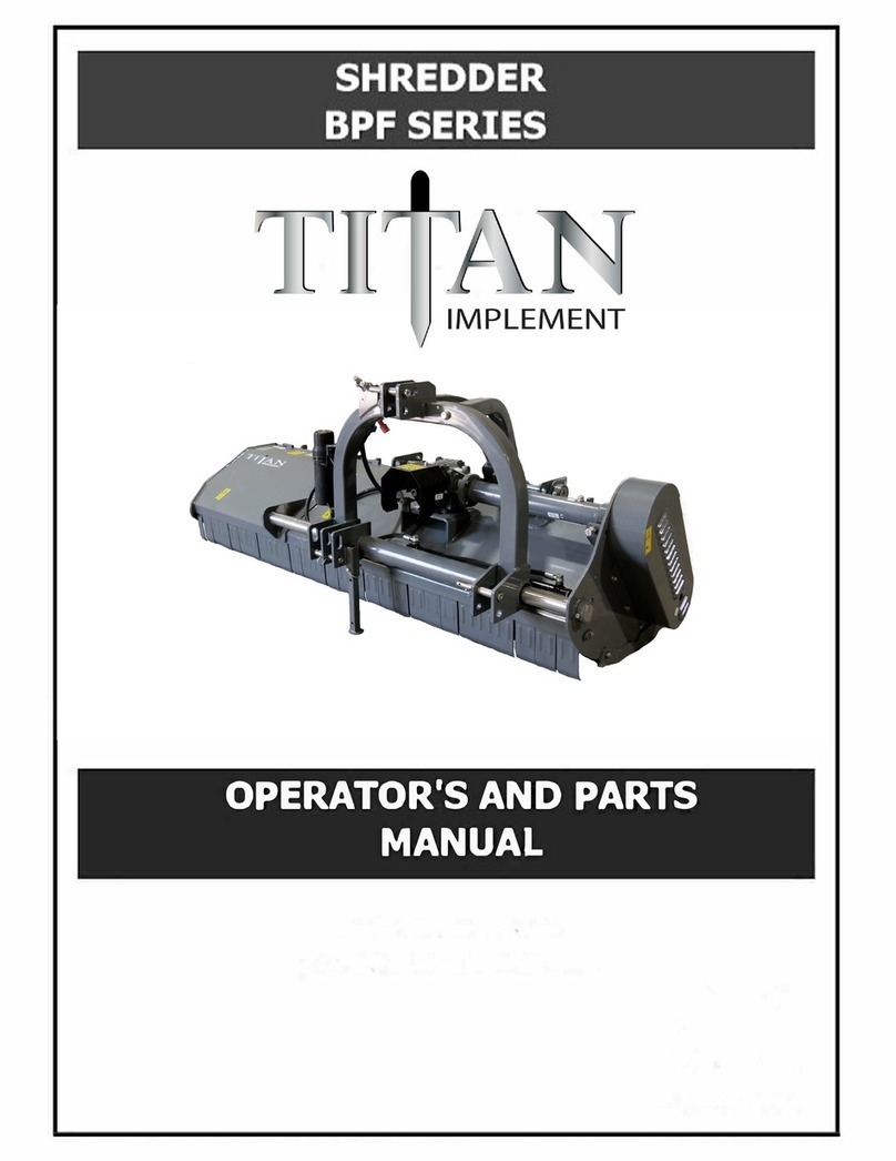 Titan Implement BPF Series Product manual