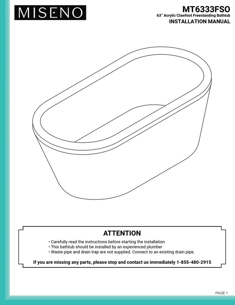 miseno MT6333FSO installation manual