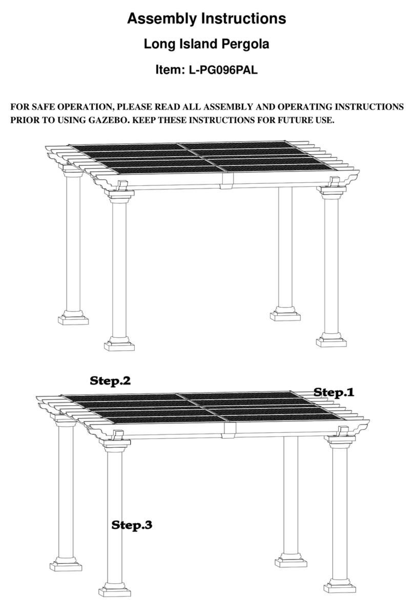 Sunjoy L-PG096PAL User manual