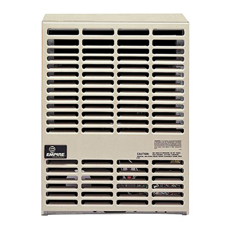 Empire Heating Systems DV210SGXLP-1 Quick start guide
