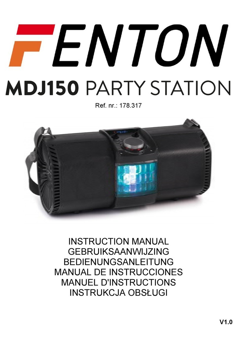 Fenton MDJ150 instruction manual