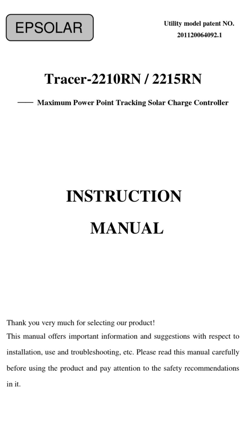 EP Solar Tracer-2210RN User manual