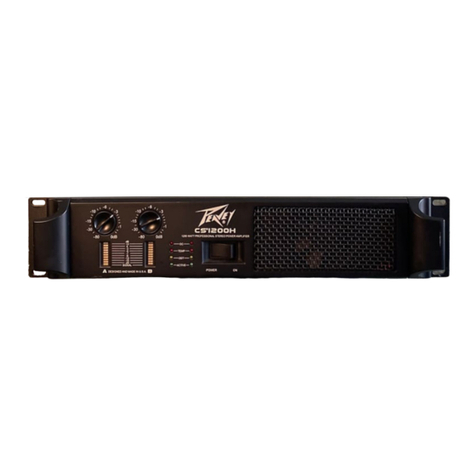 Peavey CS 1200H User manual Peavey CS 1200H User manual
