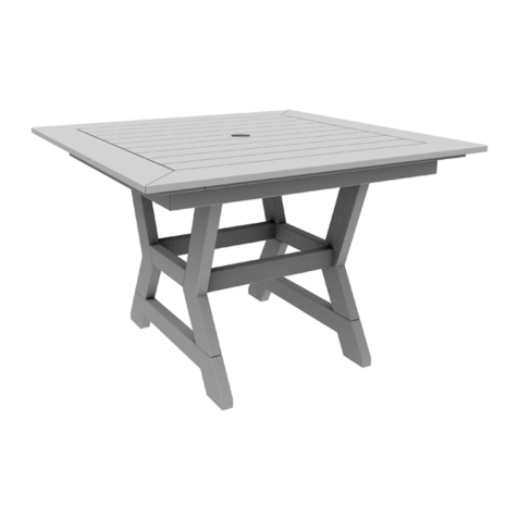 Seaside Casual 44 SYM Table Assembly instructions Seaside Casual 44 SYM Table Assembly instructions