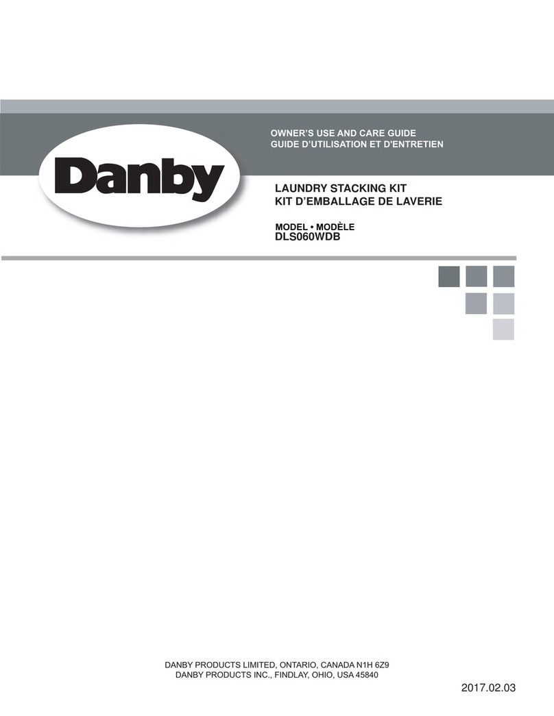 Danby DLS060WDB Assembly instructions