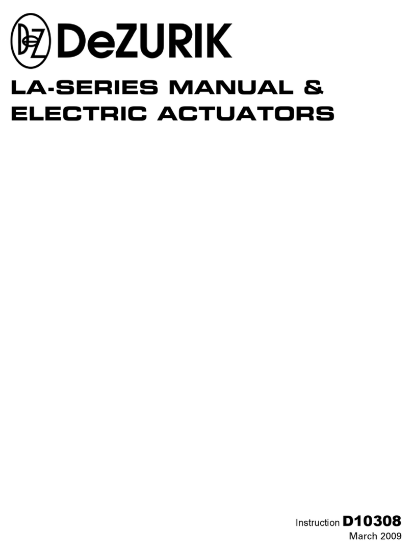 DeZurik LA Series User manual