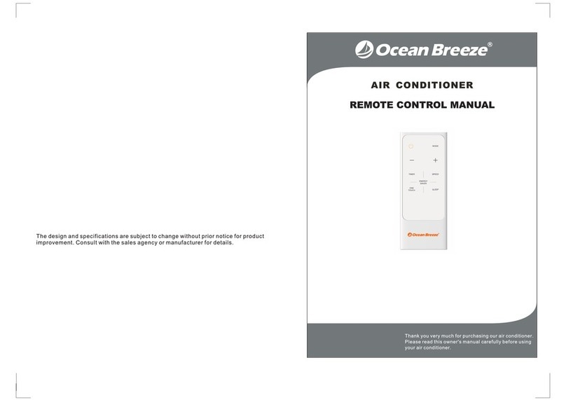 Ocean Breeze OBZ-06CR3 manual