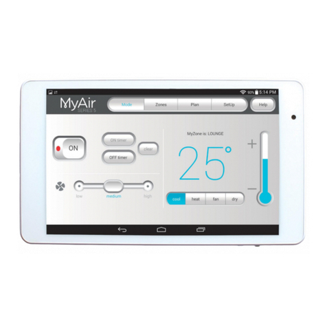 ADVANTAGE AIR MyAir5 Series User manual
