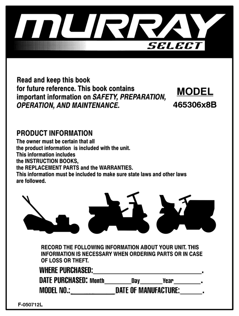 Murray 465306x8B User manual