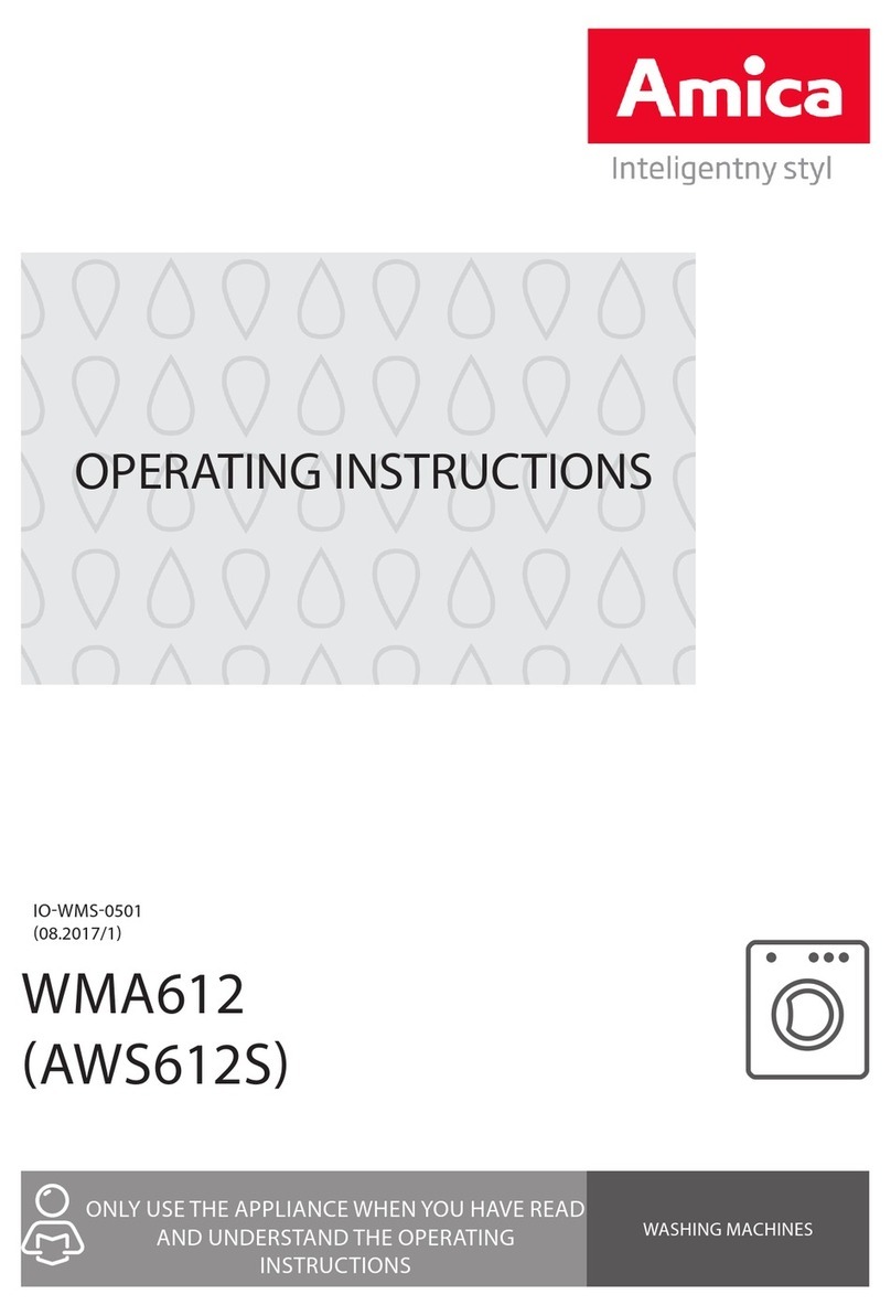 Amica WMA612 User manual