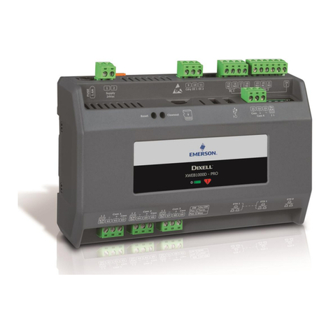 Emerson DIXELL XWEB1000D PRO Wiring diagram