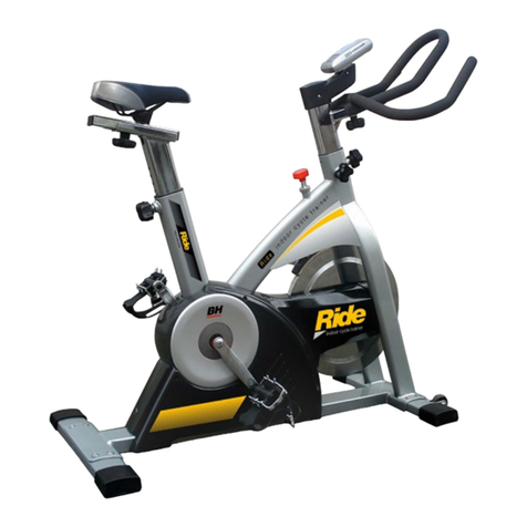 BH FITNESS Ride H9309FB Instructions for assembly and use