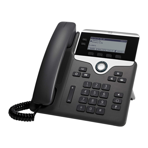 Cisco CP-7821 User manual