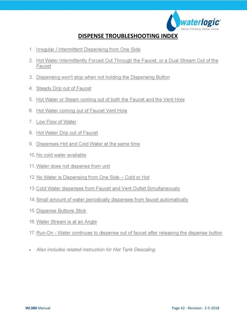 WaterLogic WL380 Operating instructions