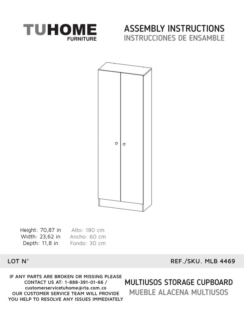 TUHOME Furniture MULTIUSOS MLB 4469 Assembly instructions TUHOME Furniture MULTIUSOS MLB 4469 Assembly instructions