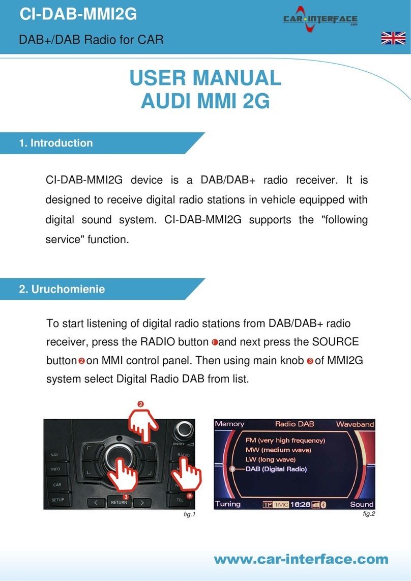 Car-Interface CI-DAB-MMI2G user manual