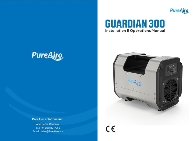 PureAiro GUARDIAN 30 Installation & operation manual