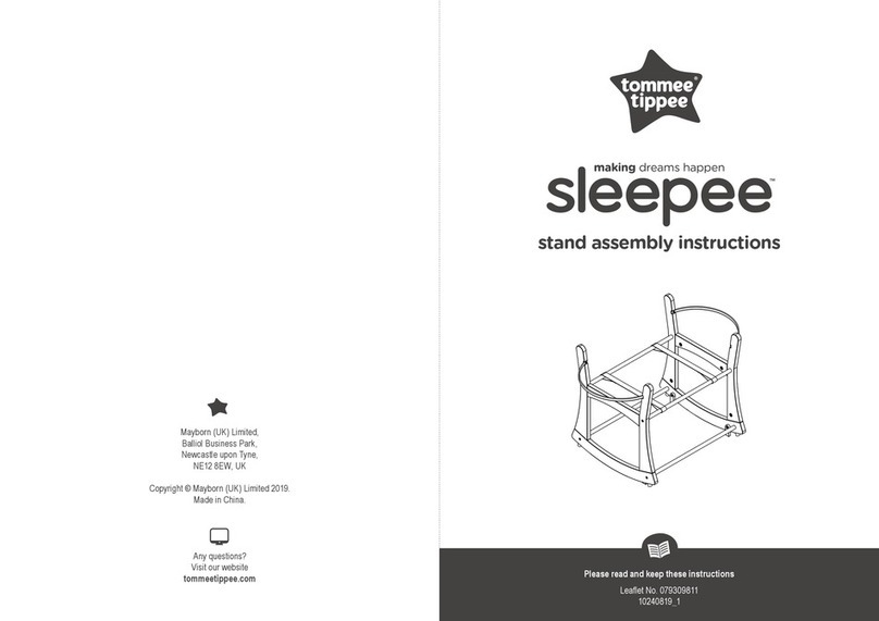 Tommee Tippee Sleepee Moses Basket User manual