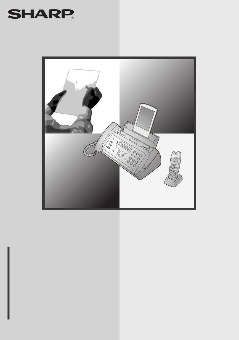Sharp UX-D50 User manual Sharp UX-D50 User manual
