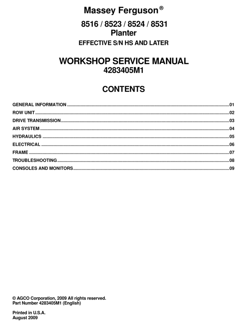 AGCO Massey Ferguson 8516 User manual AGCO Massey Ferguson 8516 User manual