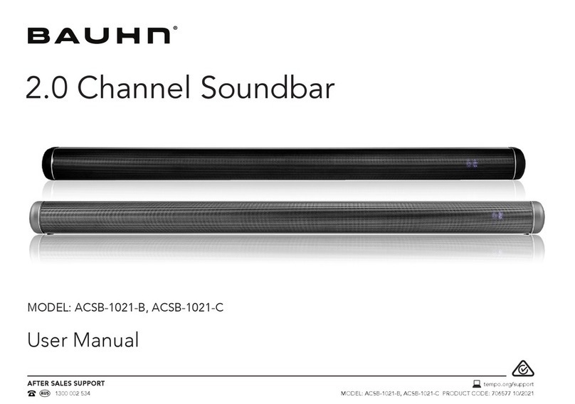 Bauhn ACSB-1021-B User manual