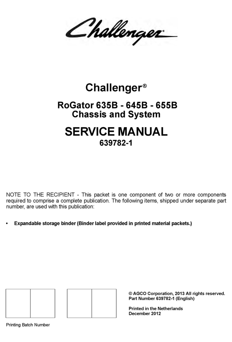 Challenger RoGator 635B Service manual