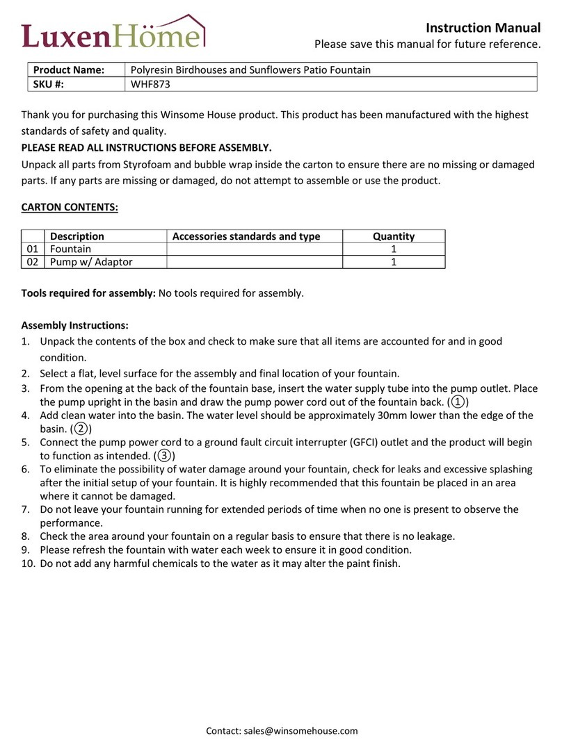 LuxenHome WHF873 instruction manual