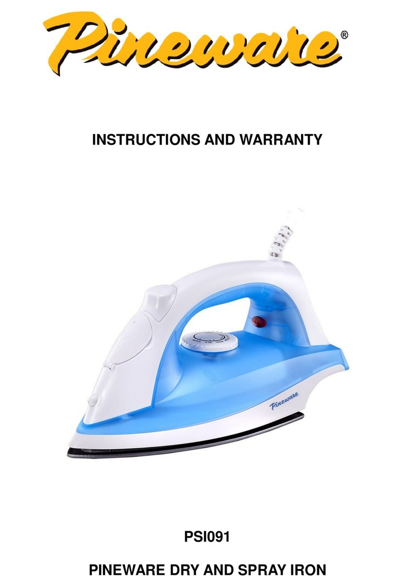 Pineware PSI091 Instructions and warranty