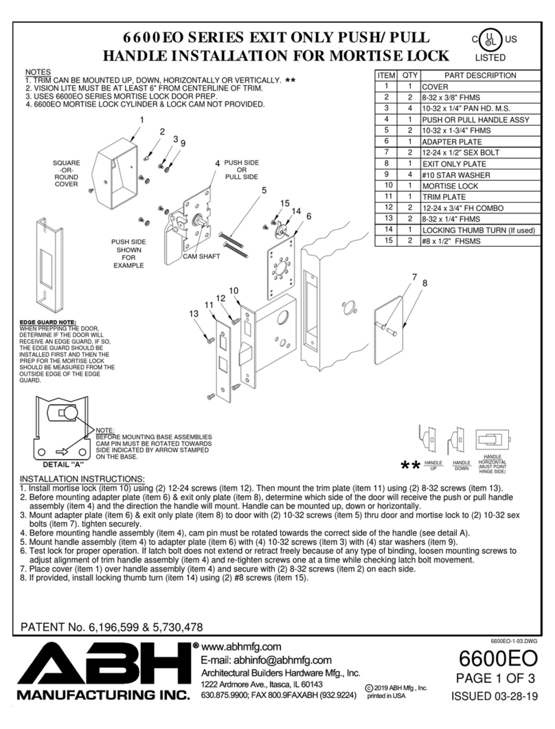ABH 6600EO Series User manual