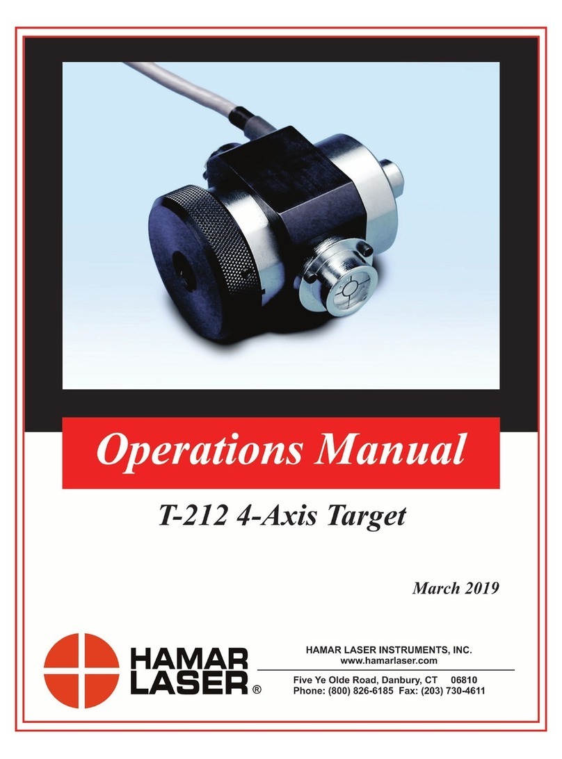HAMAR LASER T-212 Operation manual