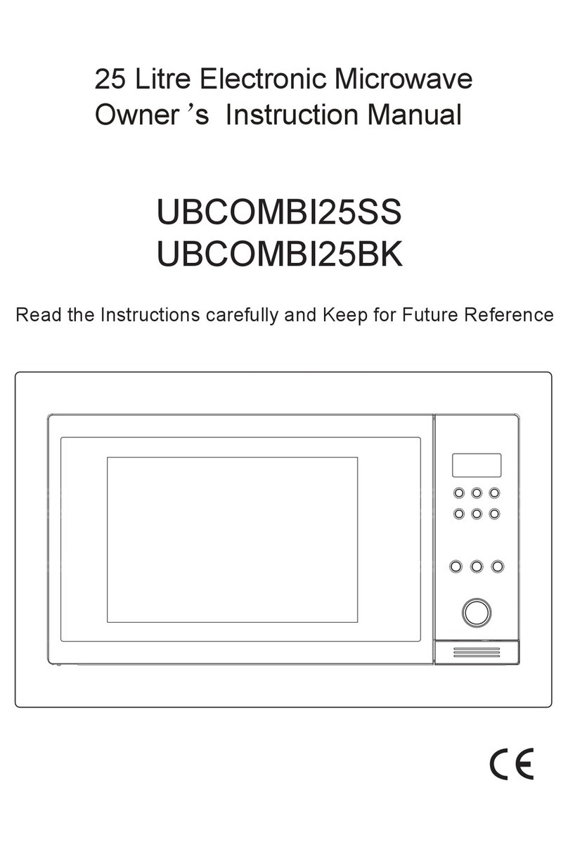 myappliances UBCOMBI25SS Owner's instruction manual