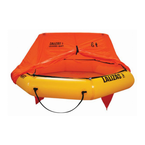 Lalizas INFLATABLE LIFERAFT User manual