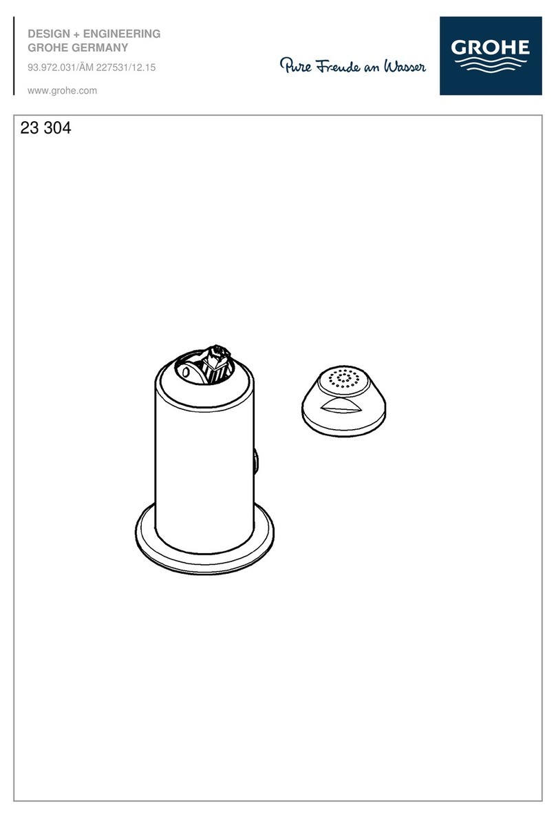 Grohe 23 304 installation instructions Grohe 23 304 installation instructions
