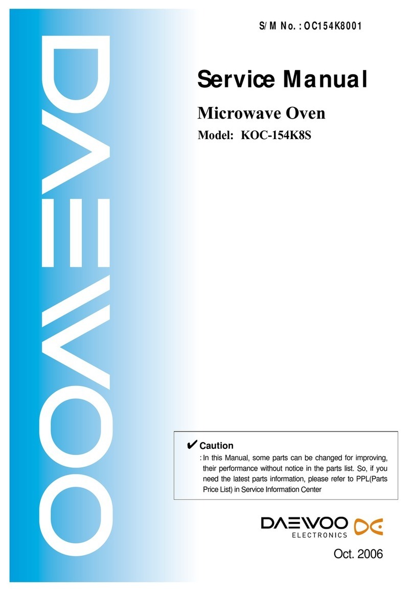 Daewoo KOC-154K8S Service manual