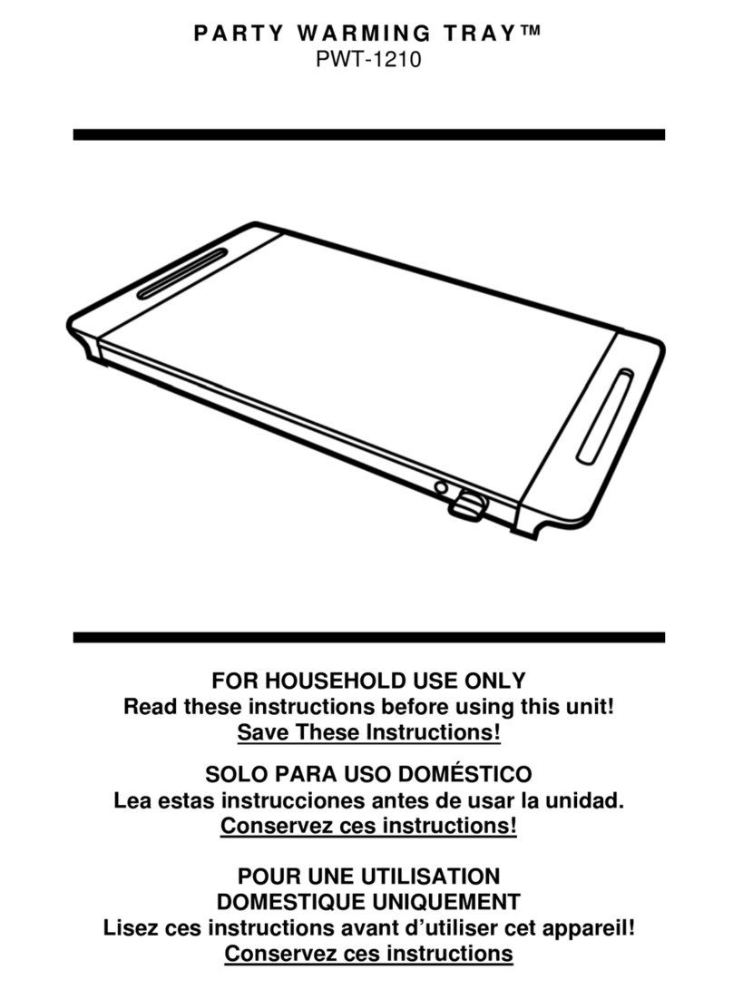 Nostalgia PWT-1210 User manual Nostalgia PWT-1210 User manual