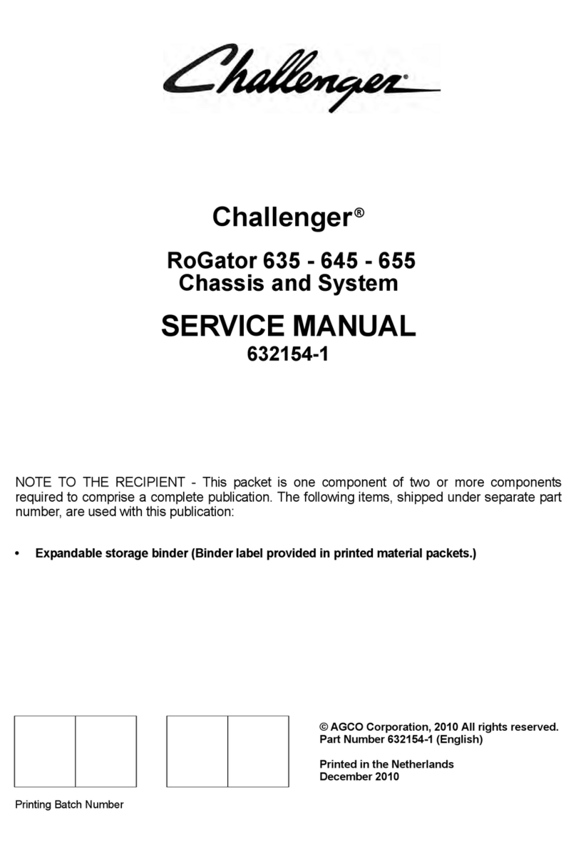 AGCO Challenger RoGator 635 Service manual