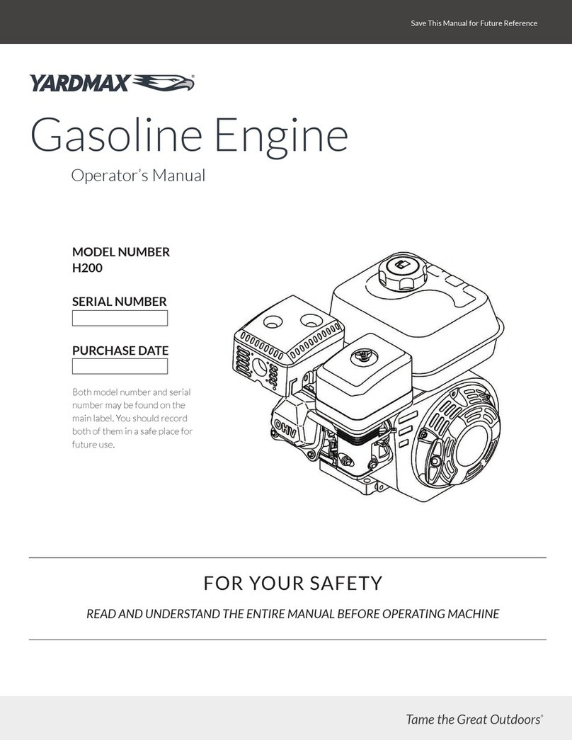 YARDMAX H200 Operator's manual