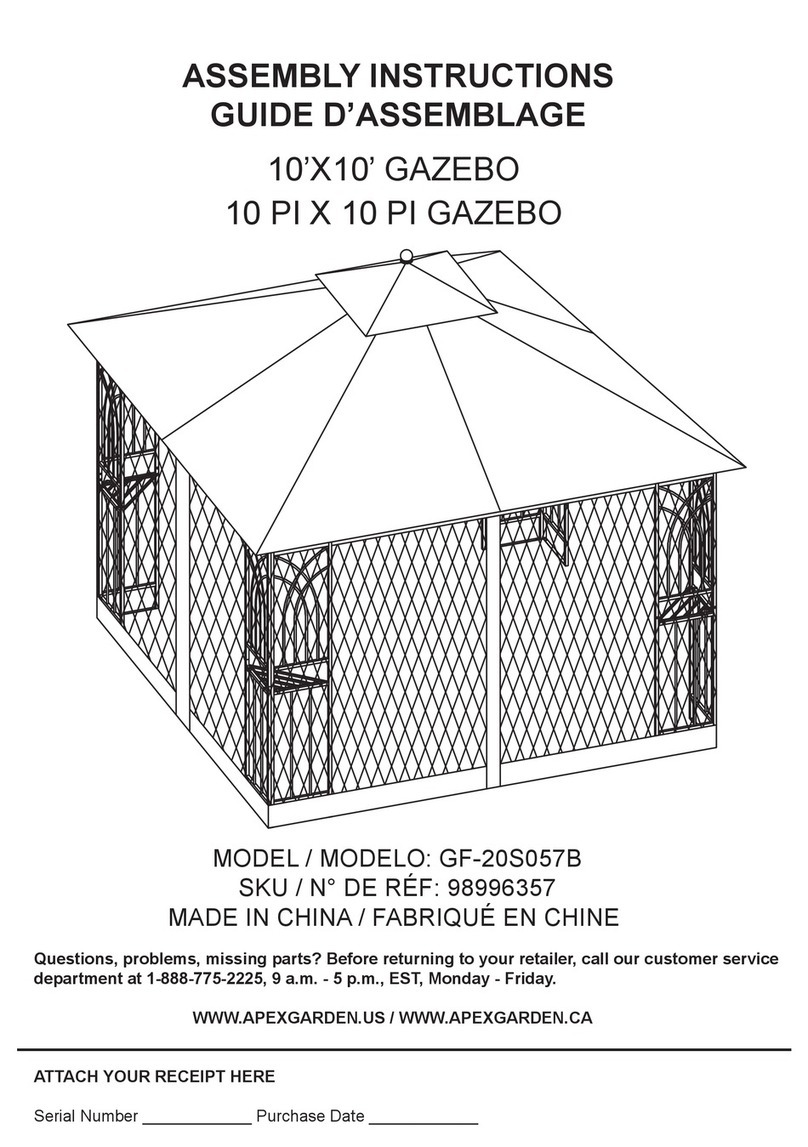 Apex Garden GF-20S057B User manual