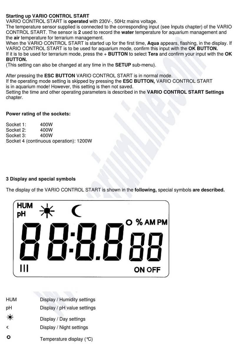 SMD VARIO CONTROL START manual