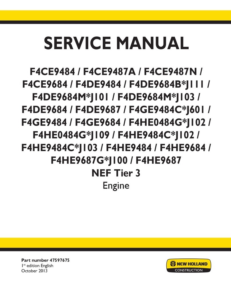 New Holland F4DE9684B J111 Series Service manual