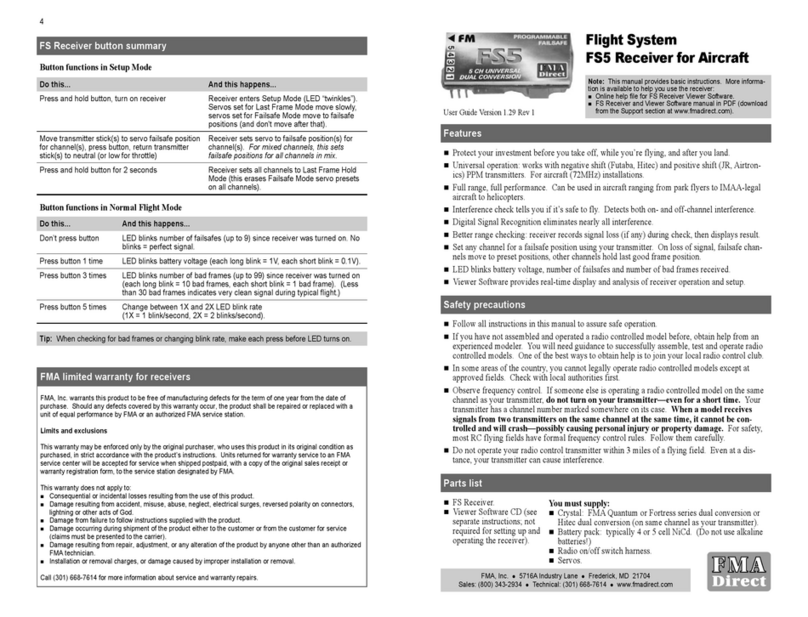 FMA Direct FS5 User manual
