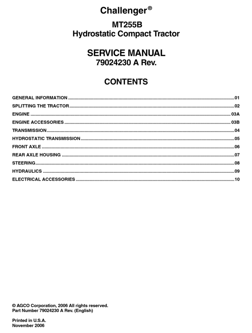 AGCO Challenger MT255B Service manual