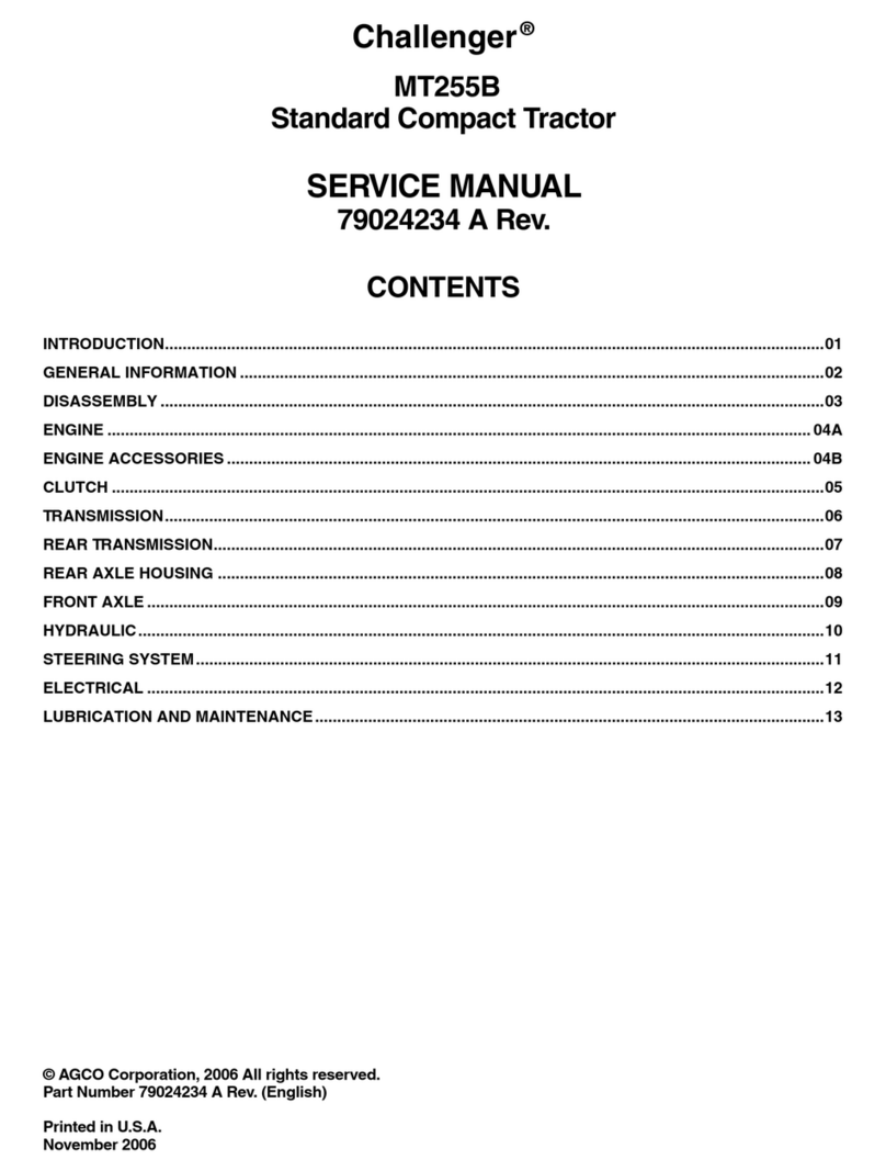 AGCO Challenger MT255B User manual