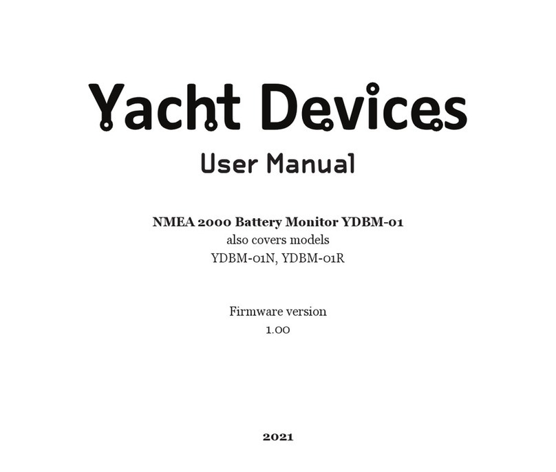 Yacht Devices NMEA 2000 YDBM-01 user manual Yacht Devices NMEA 2000 YDBM-01 user manual